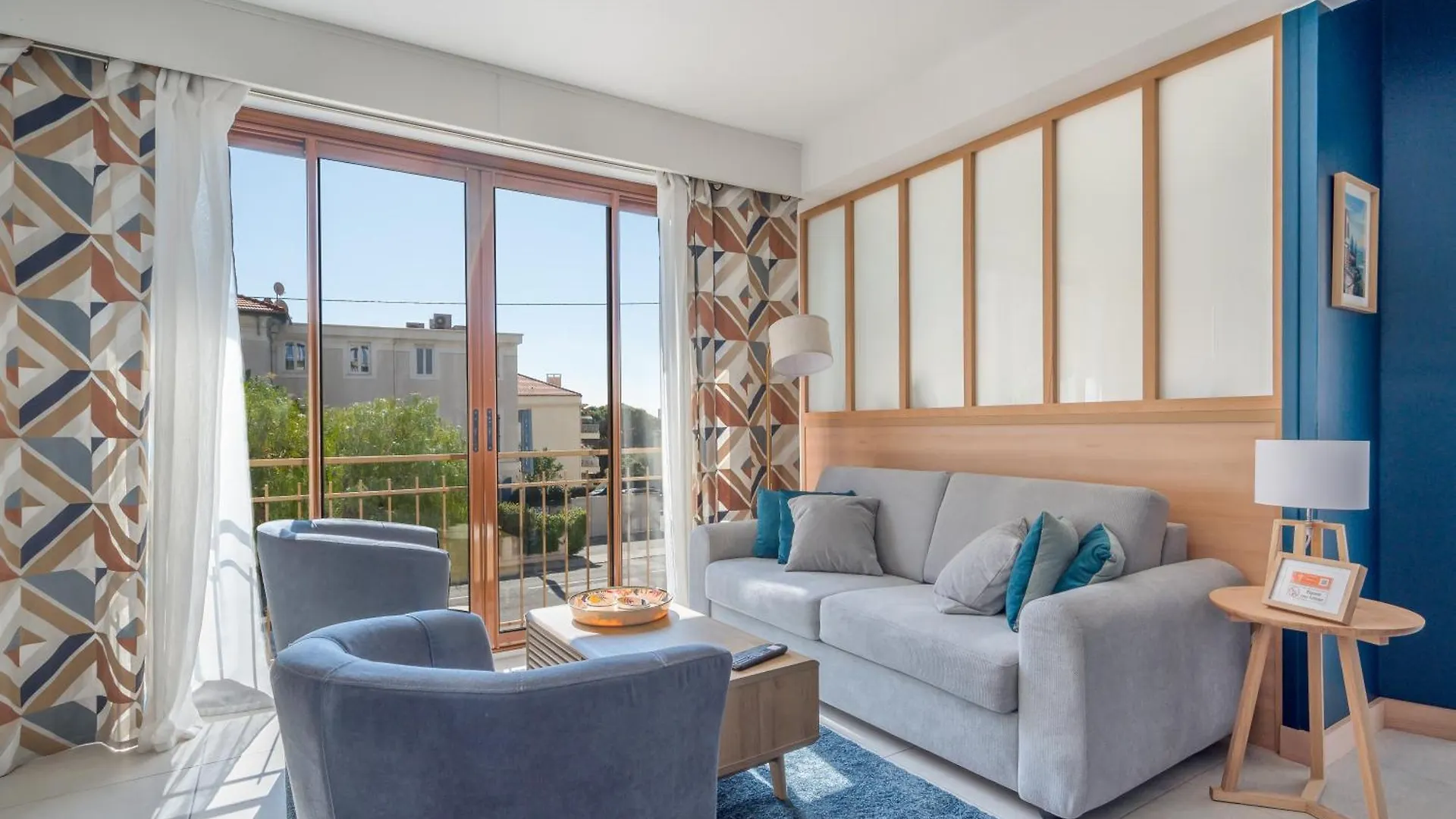 アパート Magnifique T3 Wifi, Garage Et Climatisation A 5 Min De La Plage ボーリュ・シュル・ メール
